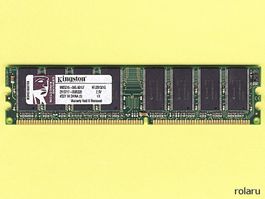 1GB Kingston® DDR333 (PC2700U) CL2.5 (2x)