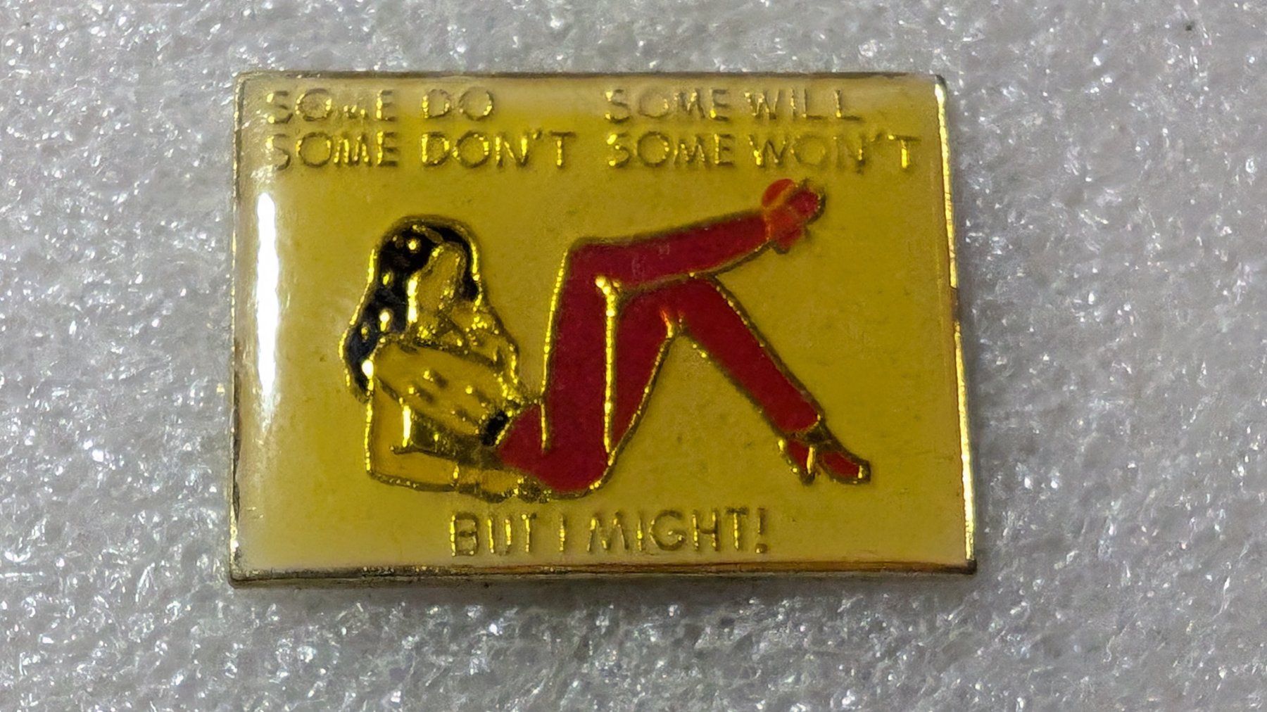 Plaketten & Abzeichen: Ansteckpin 175: Some do, some don't – Gebraucht aus Oppligen von Pin-Fall-Shop