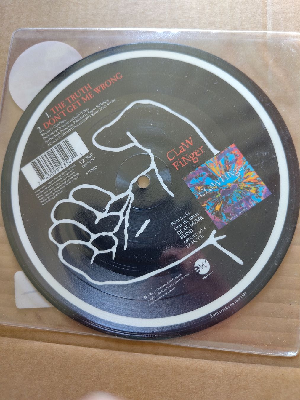 Dischi in vinile: Clawfinger - The Truth 7" Single Picture Disc  – Usato da Büsserach venduto da Bey23 1