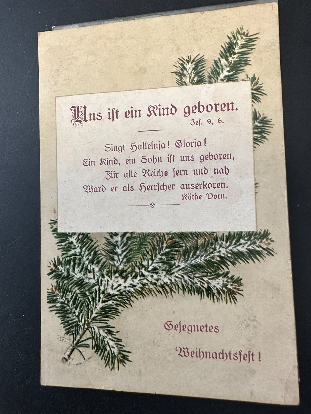 Ansichtskarten: sechs verschiedene Weihnachtskarten 1900-1915 – Gebraucht aus Lyssach von Zsag 4