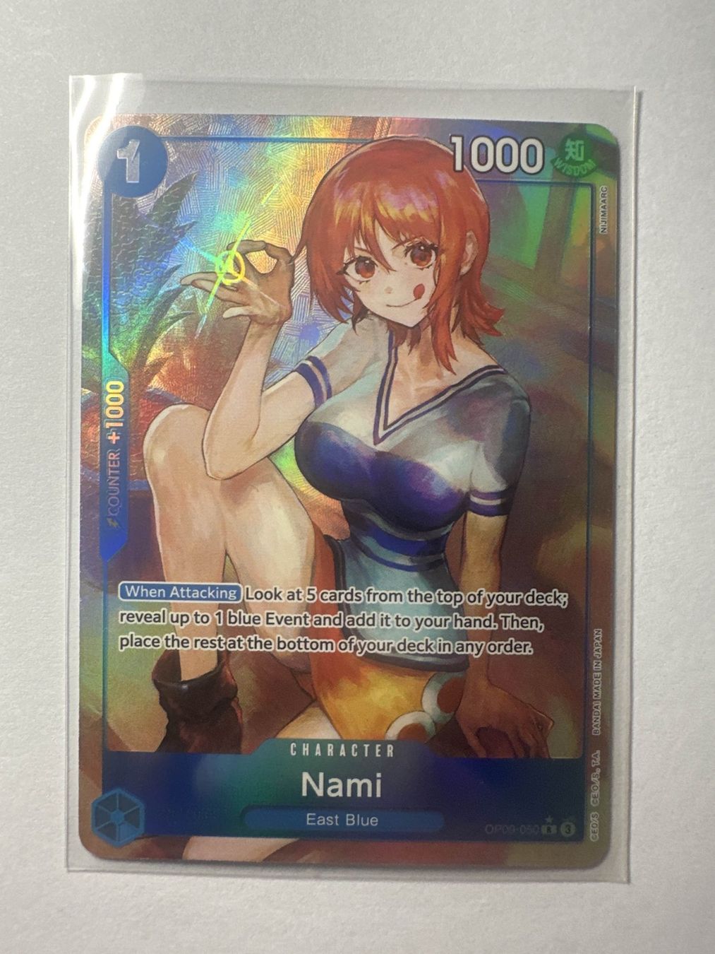 Bandai Sammelbilder & Trading cards: One Piece Nami (OP09-050) – Gebraucht aus Aesch BL von LeekTCG