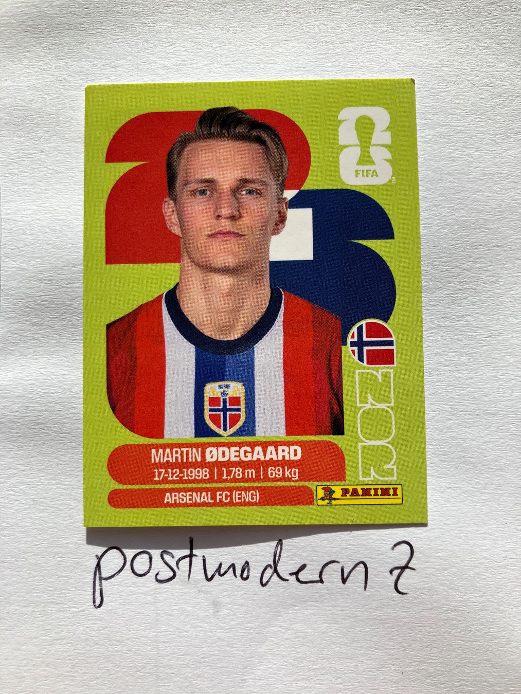 Panini Sammelbilder & Trading cards: Panini - NOR 10 - Martin ODEGAARD – Neu (gemäss Beschreibung) aus Altstätten SG von postmodern7
