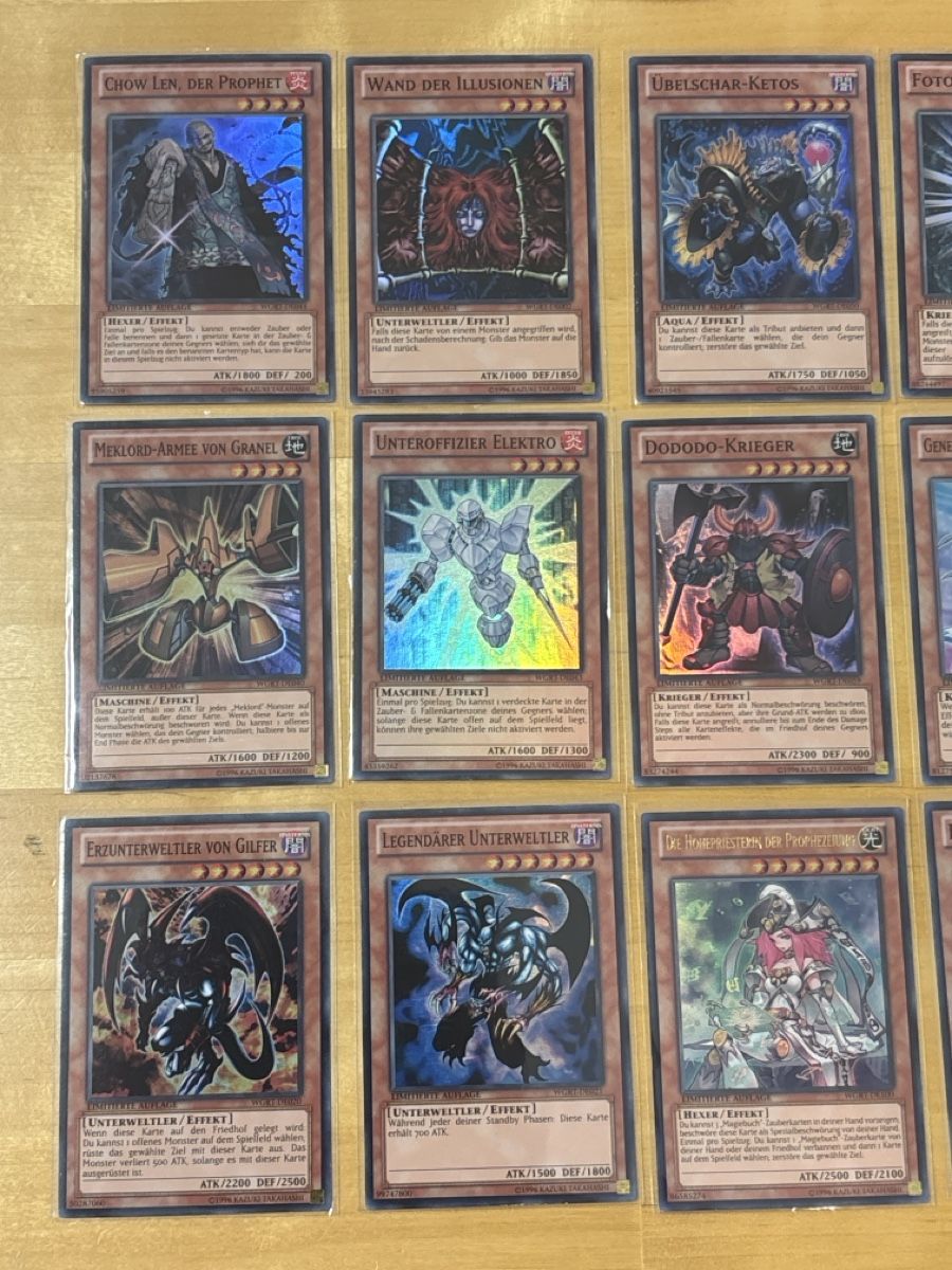 Yugioh Carte collezionabili: Yugioh Karten Bundle! 15X WGRT Super Rare – Usato da Speicherschwendi venduto da YugisKartenKammer 1