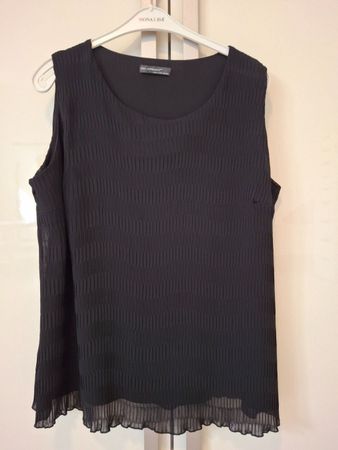 GIGLIOROSSO Elegantes Shirt, Grösse 48, Schwarz