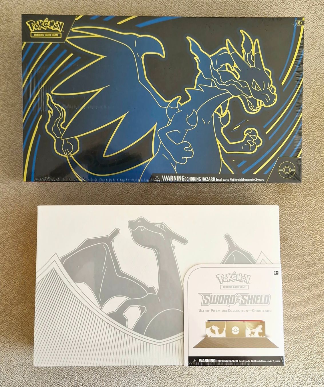Pokémon Sammelbilder & Trading cards: Pokémon Charizard & Mega Charizard Ultra Premium Collection – Neu und originalverpackt aus Pfäffikon SZ von Hoefner-GX