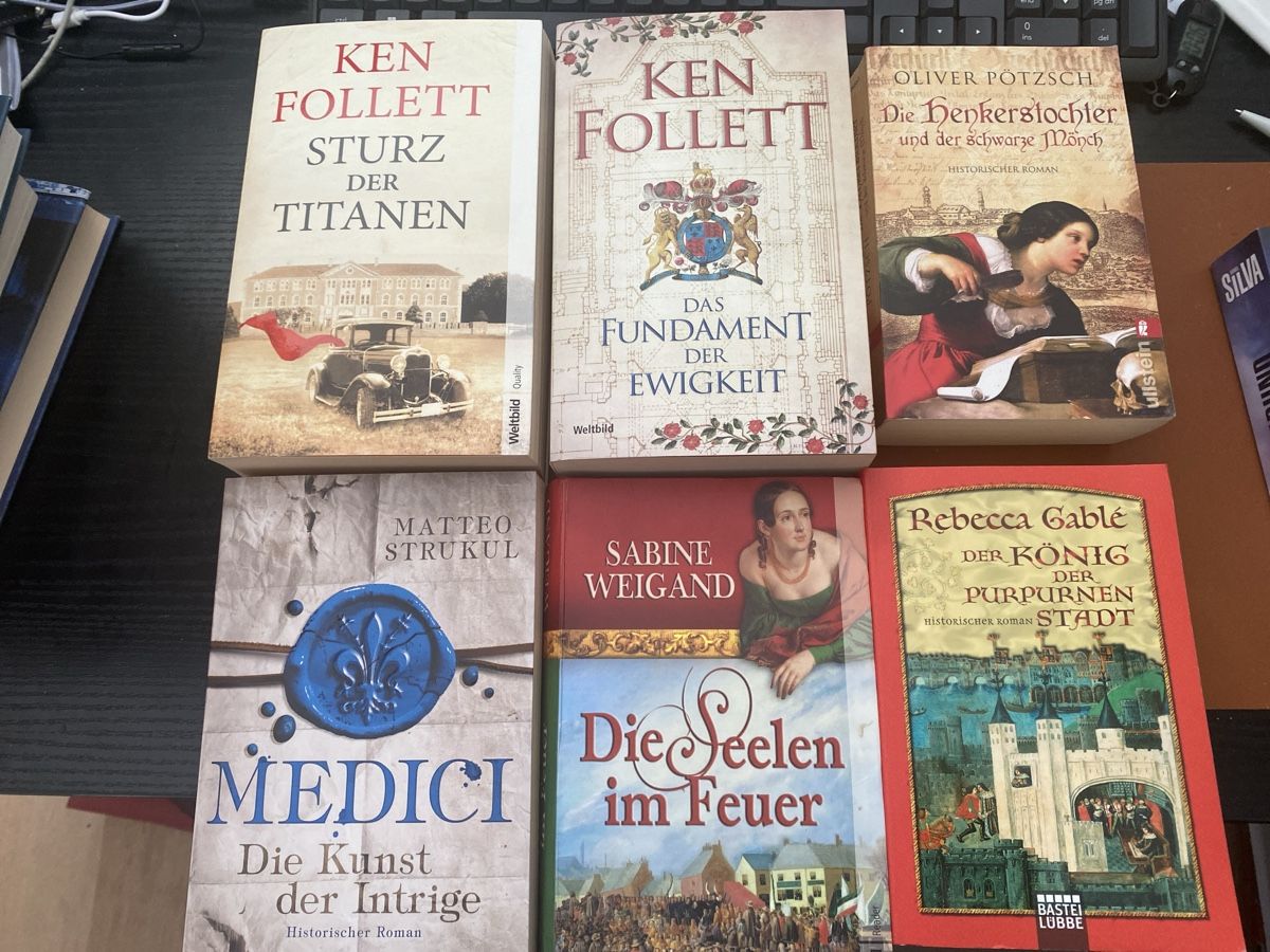 Libri: 6 historische Romane Paperback – Usato da Erlinsbach SO venduto da Silverstorm