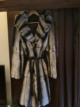 Manteau fourrure Rexchinchilla.