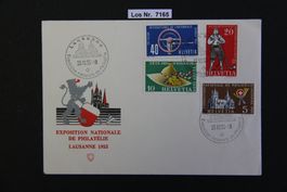 CH 1955 Brief mit sauberem Sonderstempel            Los 7165