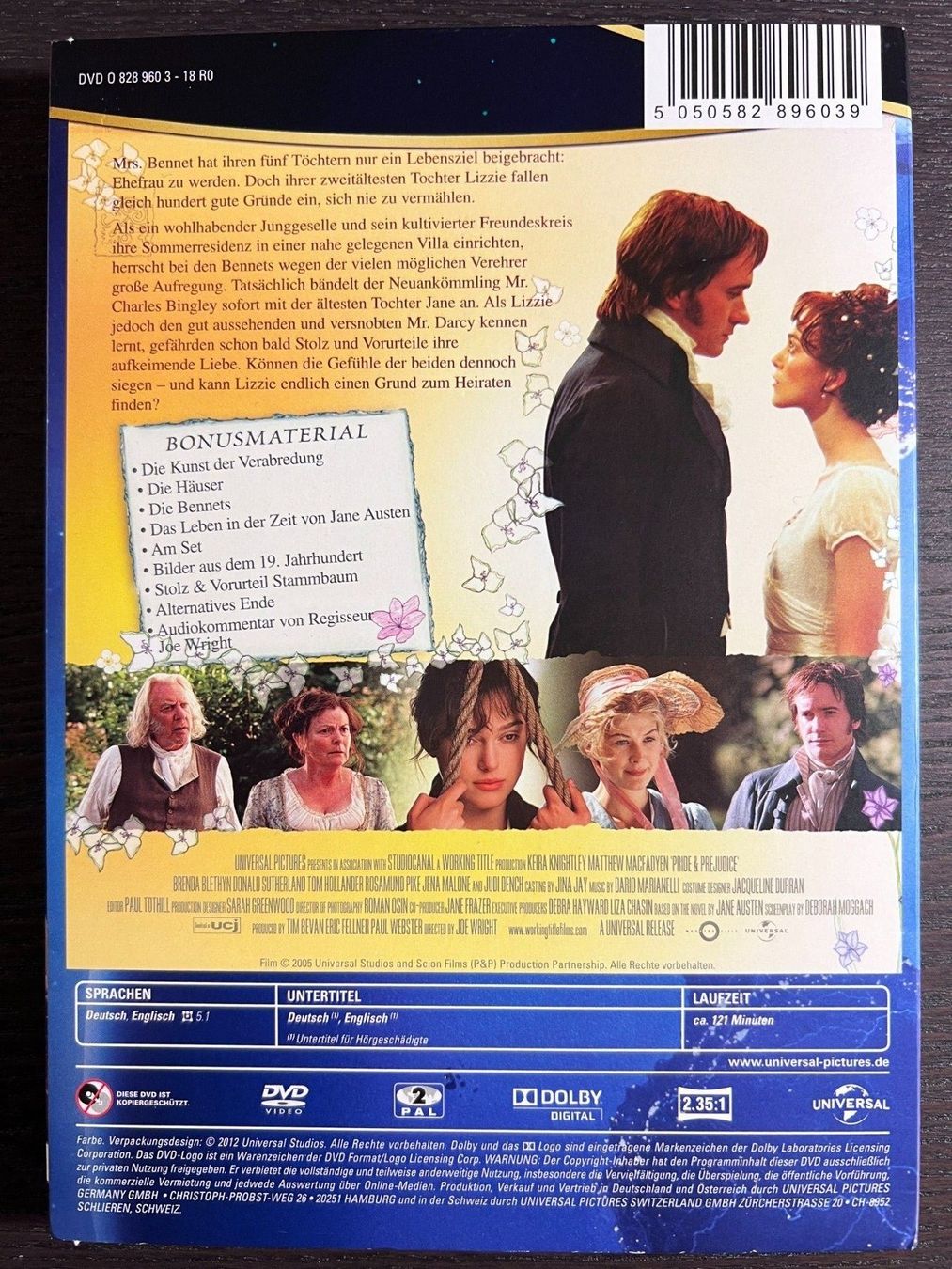 Tutti i DVDs: Stolz und Vorurteil – Usato da Zürich venduto da FilmFreunde 1