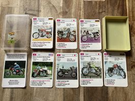 Motorrad Quartett, Oldtimer, 24 Sujets, komplett, Top!