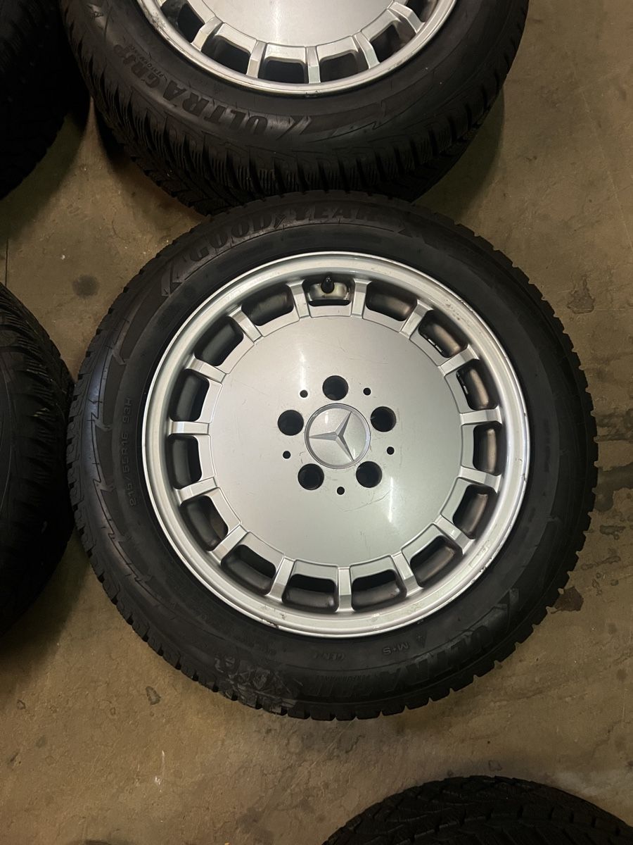 Mercedes-Benz Felgen: Mercedes Benz Gullideckel Felgen 8x16 ET34 – Gebraucht aus Full-Reuenthal von MB.52 2