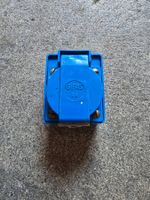 GIFAS Nasssteckdose Blau