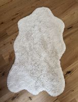 Fellteppich Schaffell naturweiss