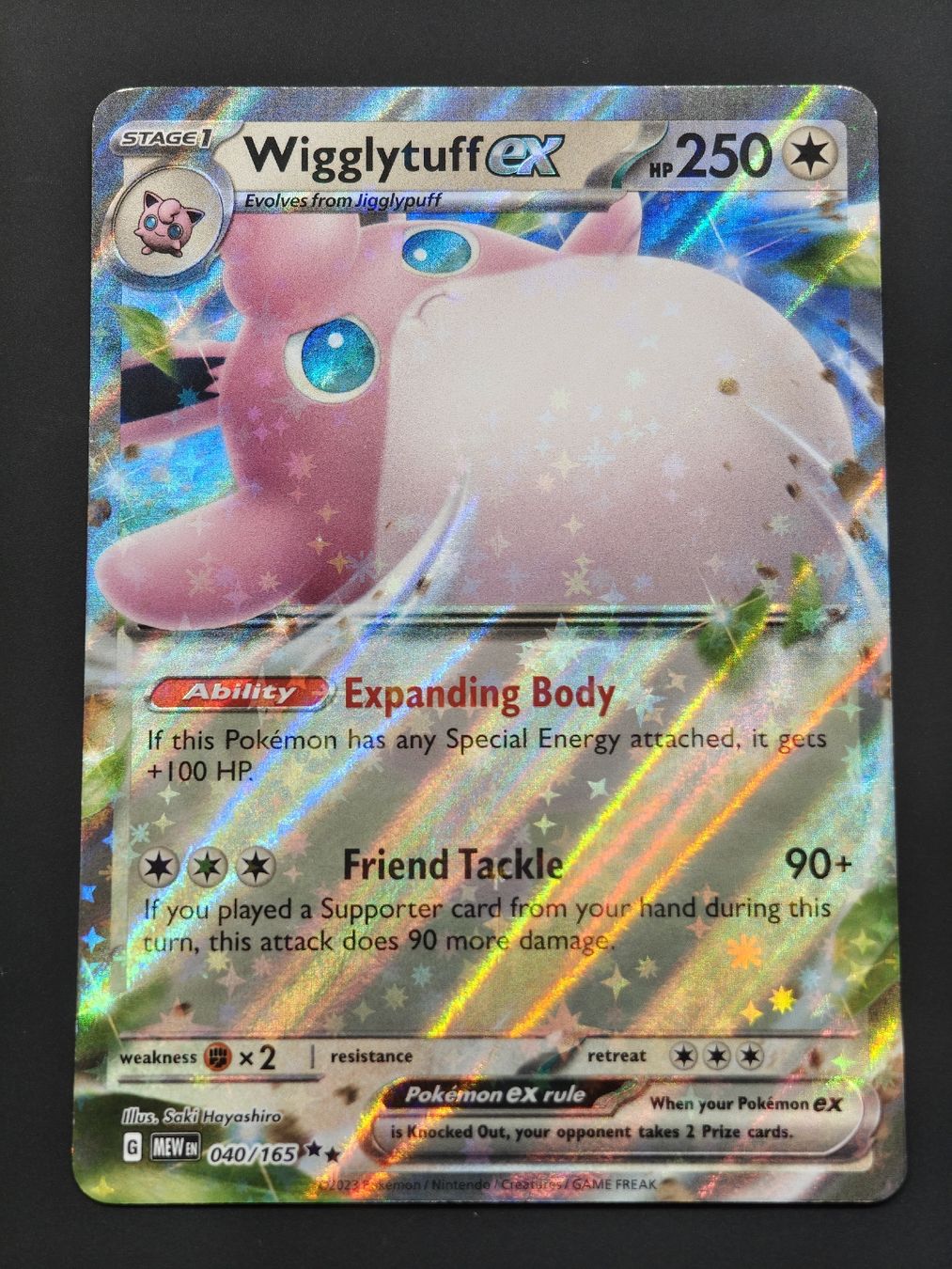 Pokémon Carte collezionabili: Wigglytuff EX 040/165 EN – Nuovo (secondo la descrizione) da Therwil venduto da Cordachu_Trade