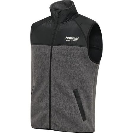 Hummel Hmllgc Charley Fleece Waistcoat - blackened pearl ...