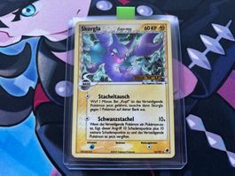 2007 POKEMON Skorgla Holo Stamp EX Dragon Frontiers 016
