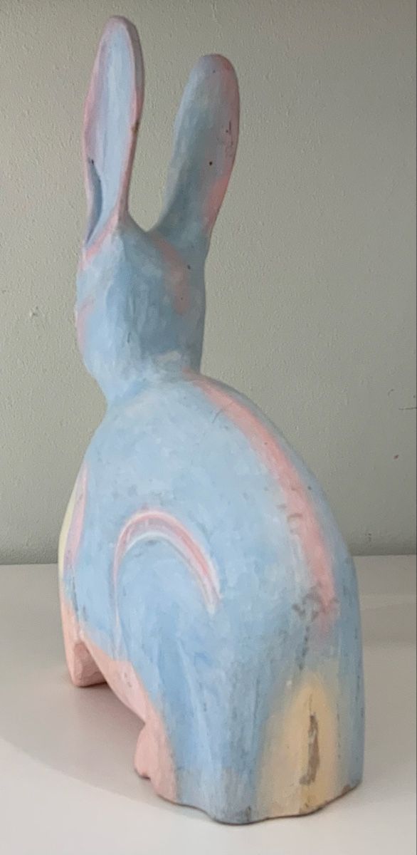 Statuette: Lapin Bleu et Rose Japon – Usato da rolle venduto da Tontonjulot 1