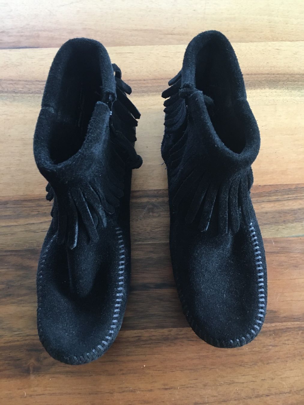 Scarpe da donna: Minnetonka Grösse 36 Leder Mokassin Stiefelette – Usato da Horw venduto da dreamsofacid 1