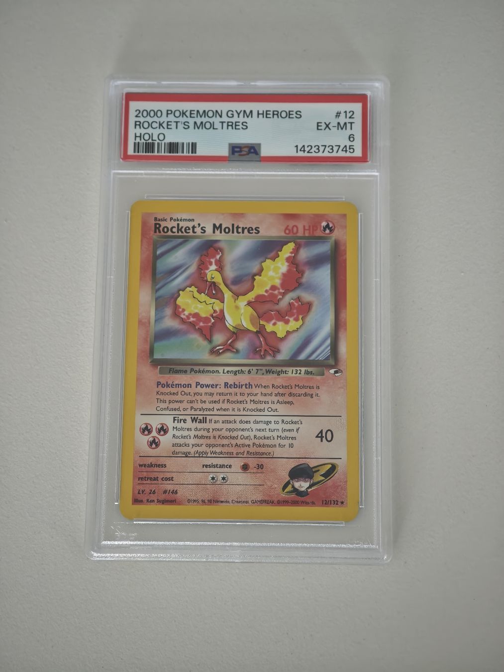 Pokémon Cartes à collectionner: Pokémon ROCKET'S MOLTRES EX-MT PSA 6 – D'occasion à Zürich par TrueTrade
