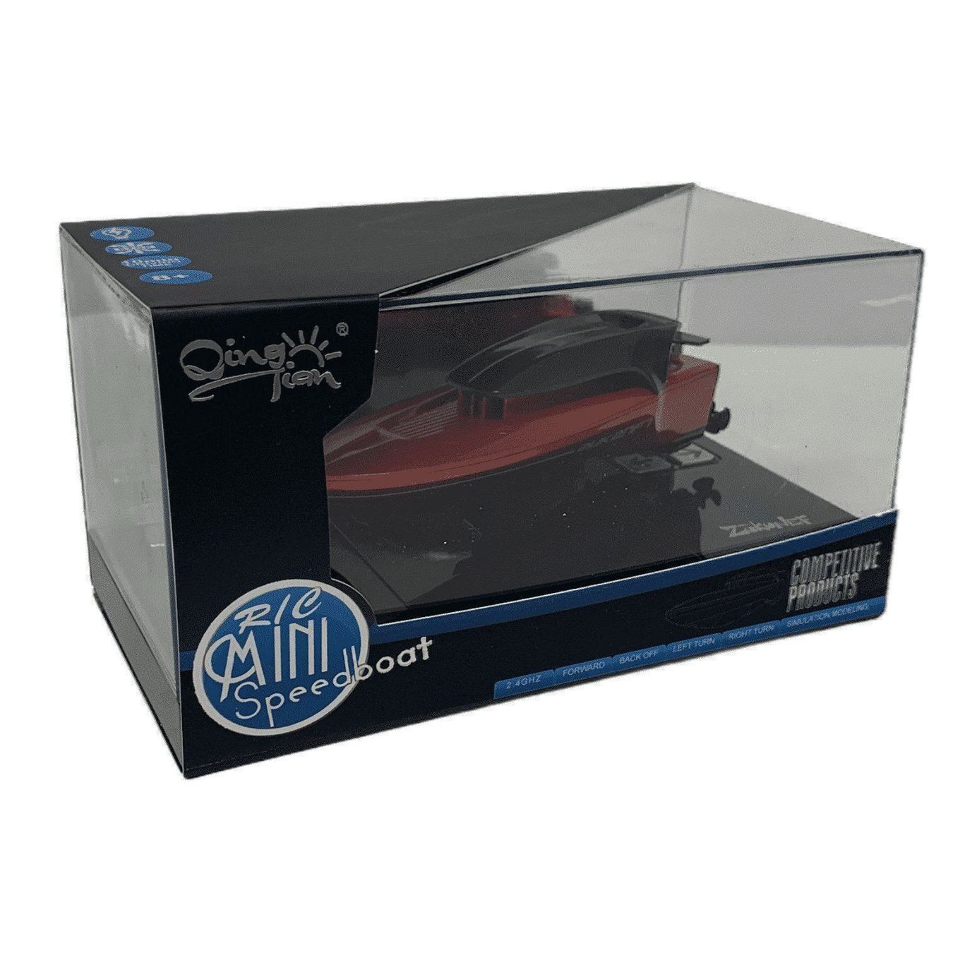 Modellismo RC: RC Mini Rennboot (rot) – Usato da Kägiswil venduto da BUYRAMASHOPPING 2