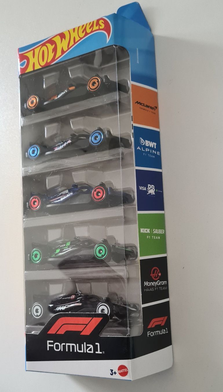 Hot Wheels Modellautos: Hot Wheels Formula 1 / 5 Pack / Sammelversand möglich! – Neu und originalverpackt aus Muttenz von hak_dsk9 1