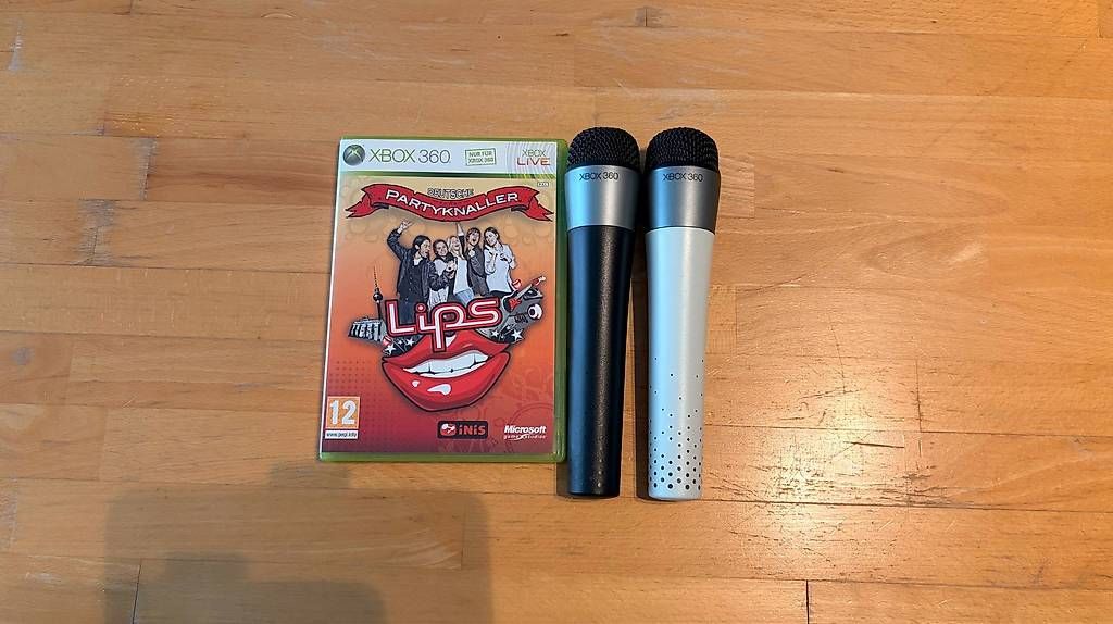 Microfoni: Xbox 360 Karaoke Set  2 Mikrofone + Spiel – Usato da Zürich venduto da eug_5qwt