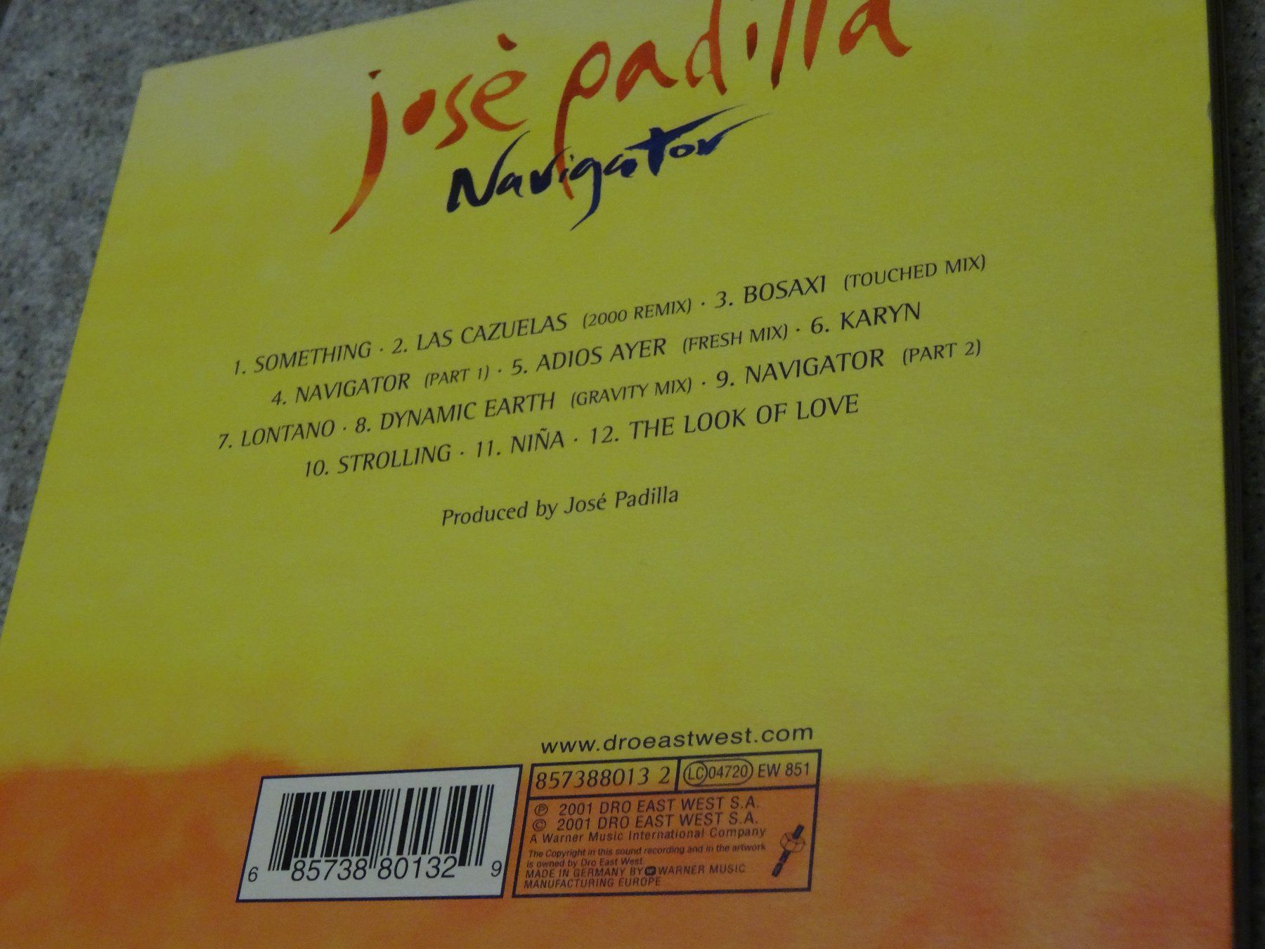 CDs: Jose Padilla - Navigator CD – Gebraucht aus Olten von Disc-Ausverkauf 1