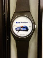 Uhr Armbanduhr BLS Lötschbergbahn Werbeartikel Swiss Made