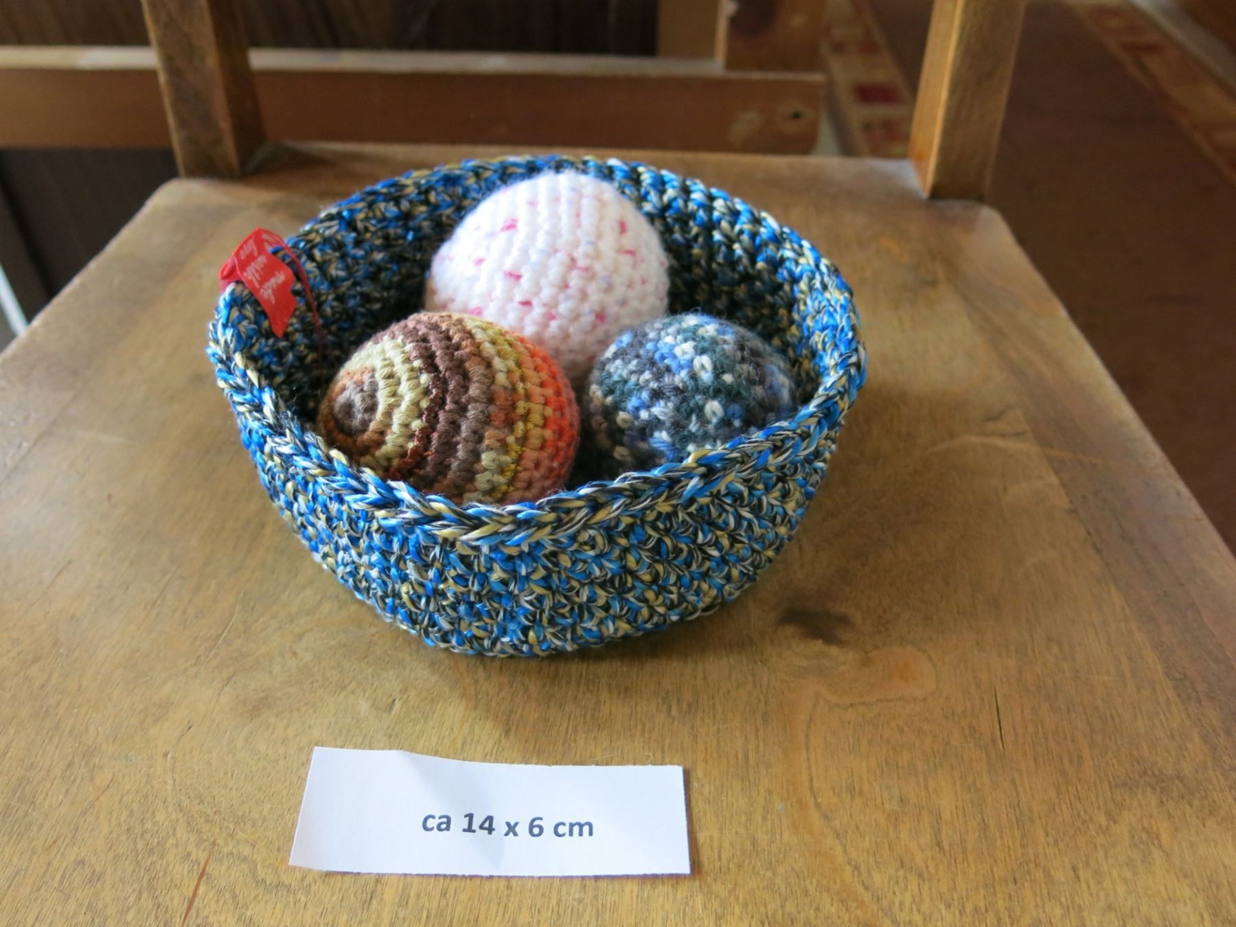 Alle Dekorationen: rundes  Körbchen gehäkelt /ca 14x6cm – Neu (gemäss Beschreibung) aus Schaffhausen von Espressoo7