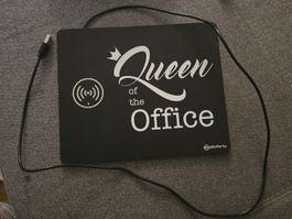 Mauspad piu forty mit Wireless Charger schwarz gebraucht