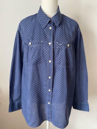 LRL Lauren Jeans Co. Hemdbluse Grösse 1X - CH/44