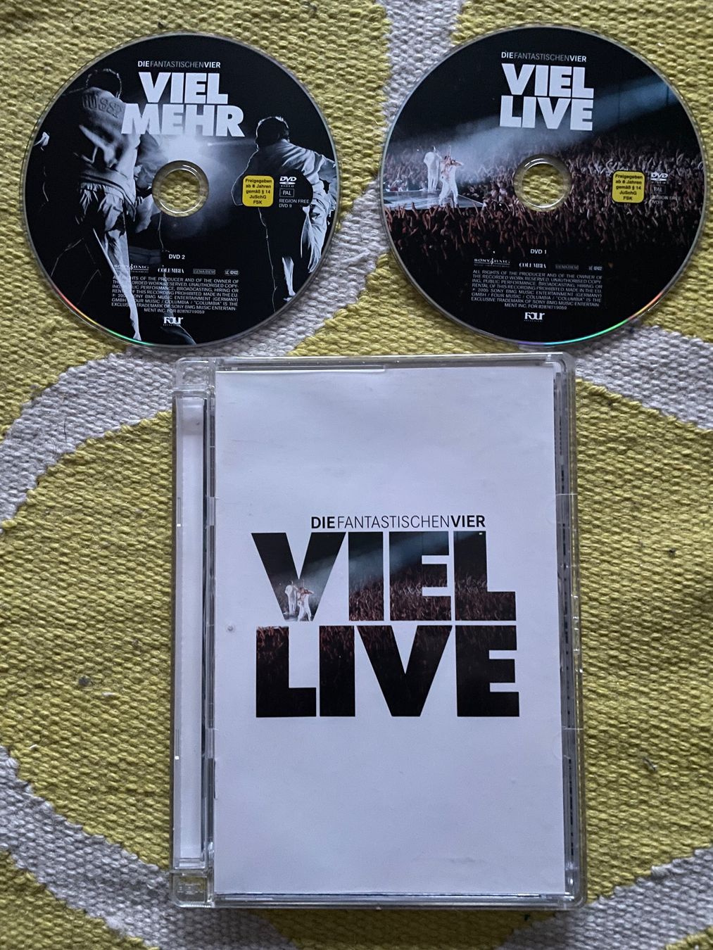 CD: DIE FANTASTISCHEN VIER-2DVD VIEL LIVE – Usato da Rorschacherberg venduto da CD-Roli