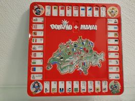 Domino - Sammelbrett mit Komplett Steine