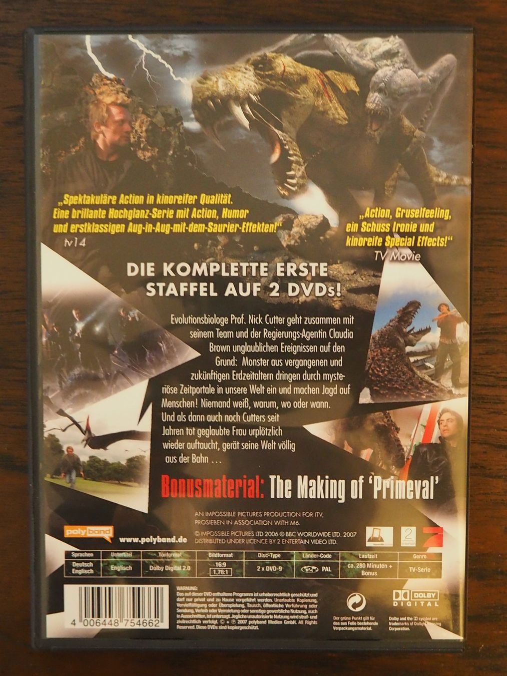 Tutti i DVDs: Primeval / Staffel 1 - 3 in einer Box – Usato da Chur venduto da dluli 2