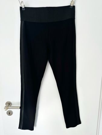 Leggings Orsay schwarz mit elastischem Bund Grösse L