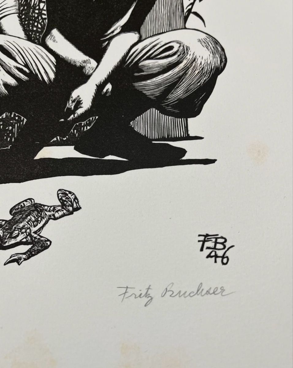 Grafica & Litografie: Fritz Buchser, handsigniert, nummeriert – Usato da Rain venduto da Pic-Ass 2