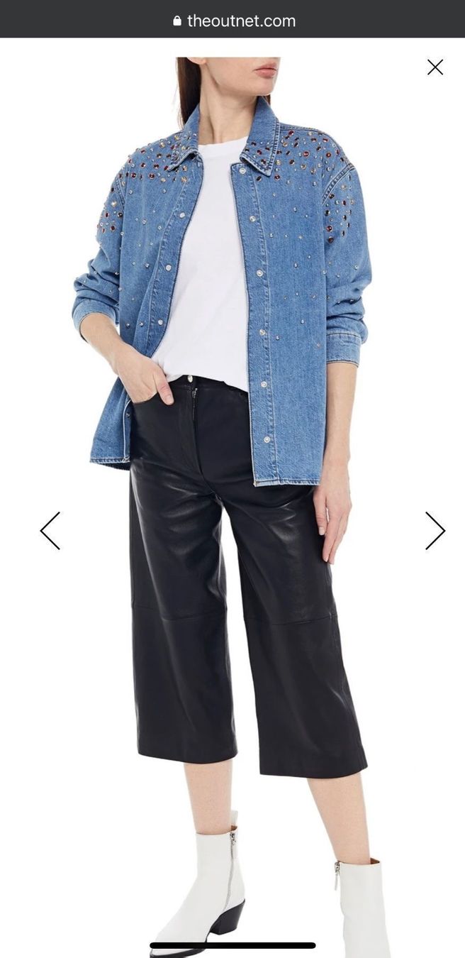 Sandro Jeans: Sandro Paris Jeans Shirt, Gr. 36 – Gebraucht aus Interlaken von fbnscl 5