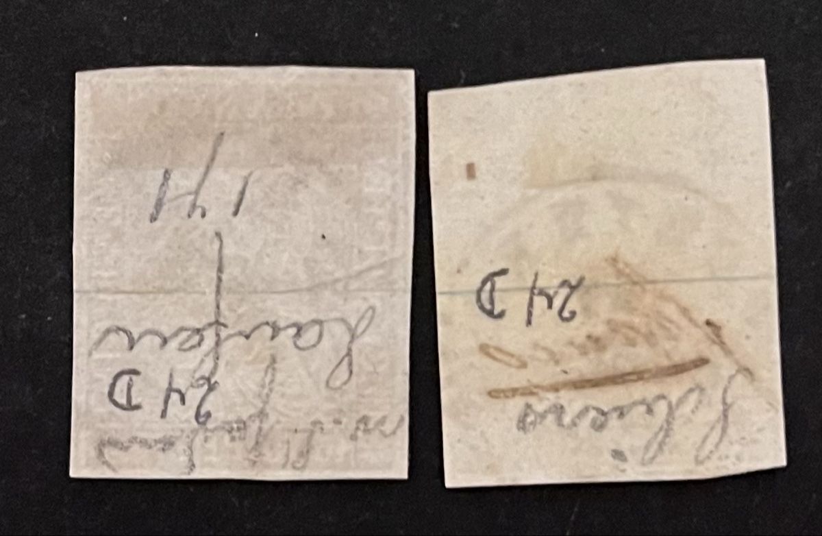 Tutti i francobolli: 2x Strubel 24D VOLLSTEMPEL  – Usato da Sottens venduto da thigroux 1