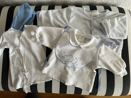 Süsses Baby Kleiderset Gr. 56/62 5 teilig
