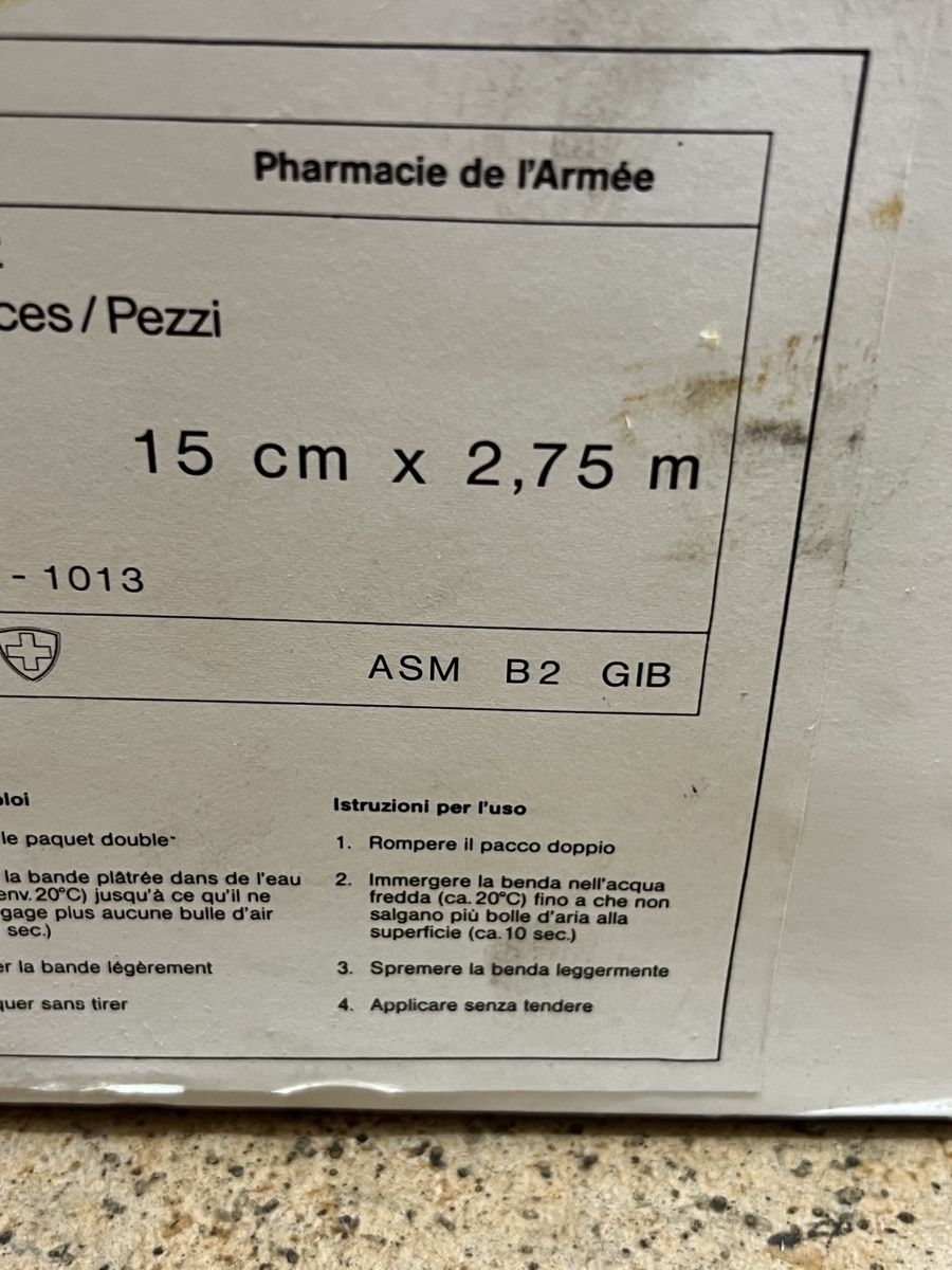 Nastri decorativi: Gipsbandagen 4st 15x275cm – Nuovo e nell'imballaggio originale da schellenberg venduto da freefostore 1