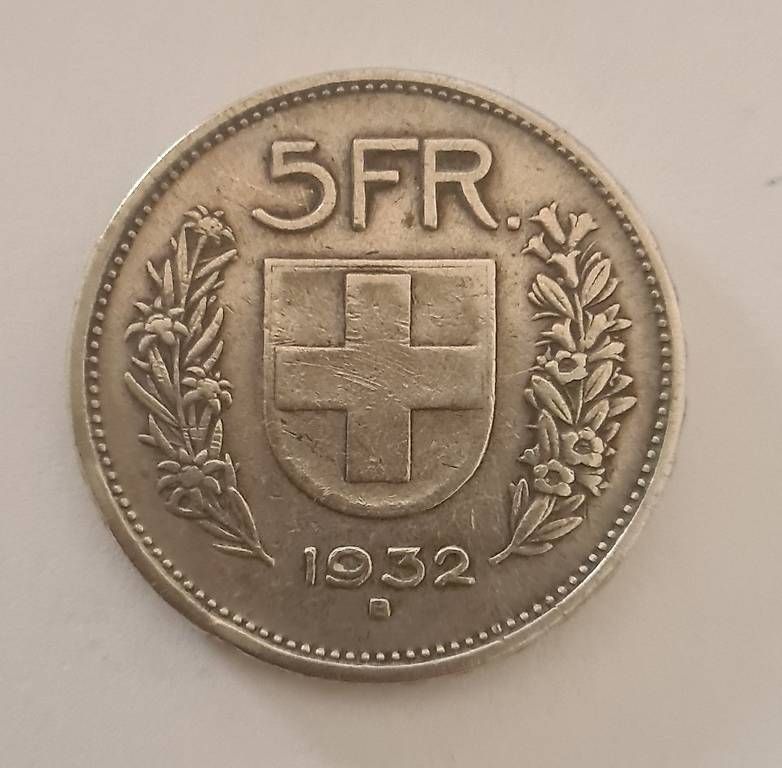 Toutes les monnaies: Monnaie Suisse 5 FR – D'occasion à Estavayer-Le-Lac par limo-nade
