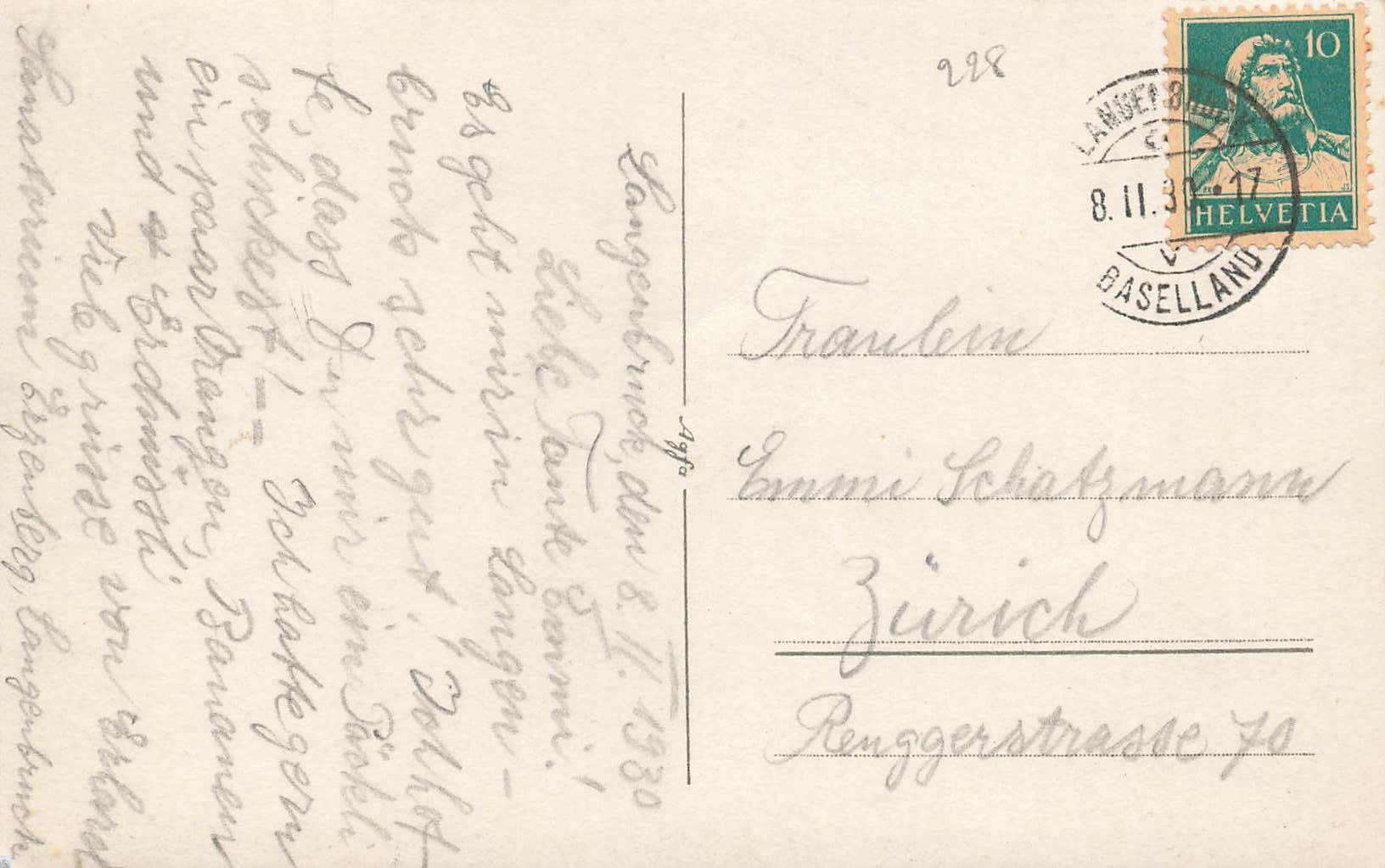 Cartoline postali: Langenbruck – Usato da Biasca venduto da Blenio71 1