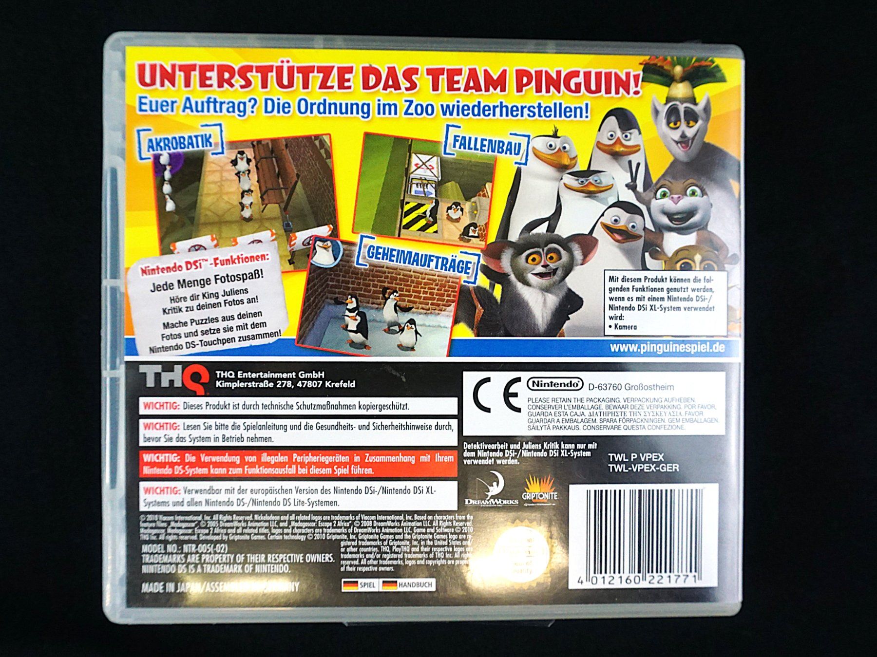 Nintendo Giochi: Die Pinguine aus Madagascar Nintendo DS – Nuovo (secondo la descrizione) da Pratteln venduto da Restwert_Pratteln 1