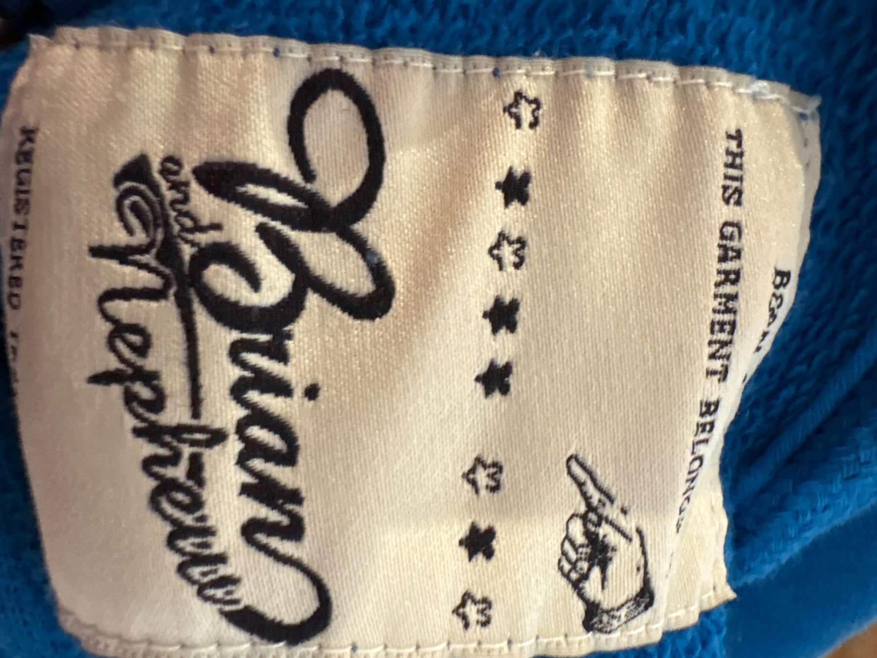 Pullover & Sweatshirts: Sweat à capuche zippé bleu "Wake Up" - Taille XS / 14 ans – Gebraucht aus Genève von captus 3