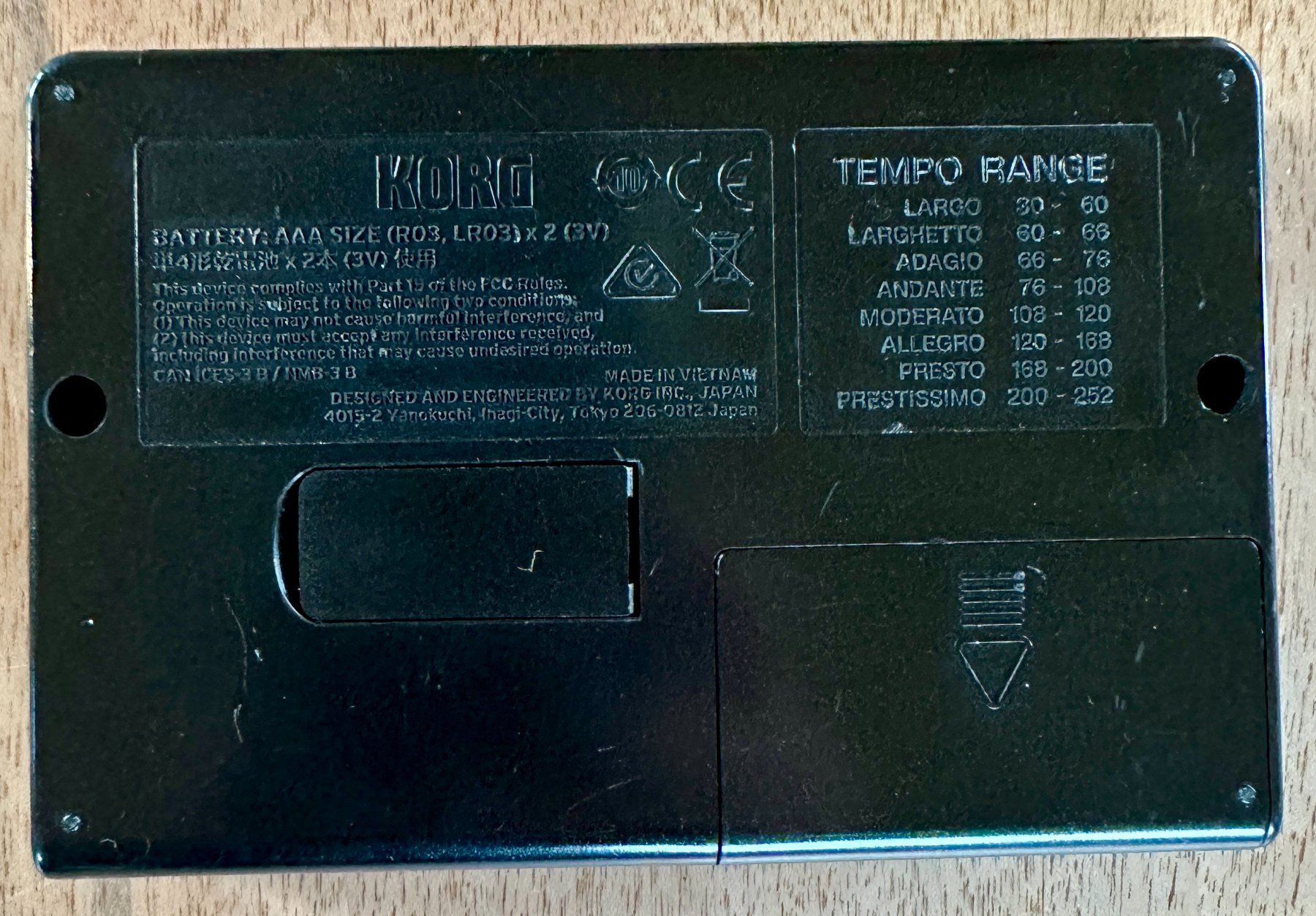 Korg Messen: KORG TM-60 Combo Tuner Metronome – Gebraucht aus Hergiswil NW von Klimsen 1