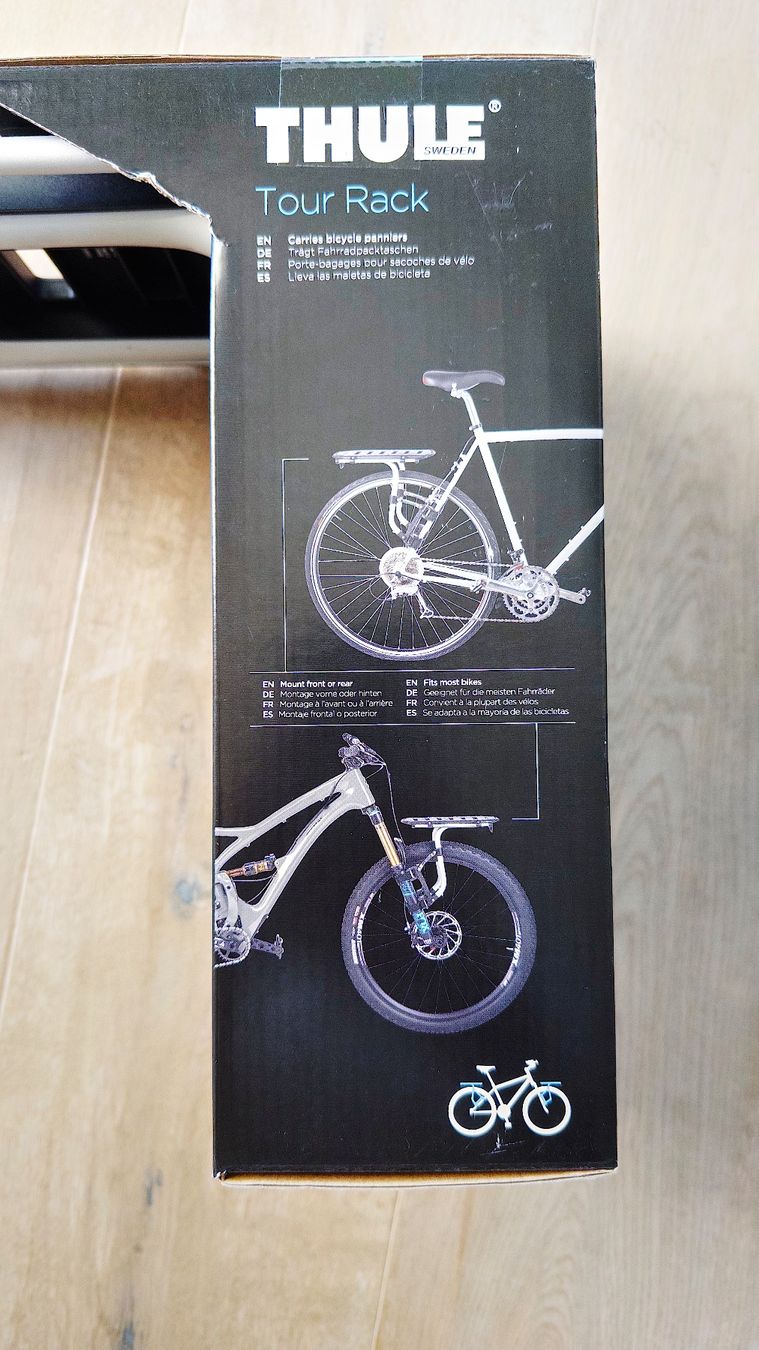 Thule Supporti a parete: Thule Tour Rack + Side Frames-hochwertiges Gepäckträger-Set – Nuovo e nell'imballaggio originale da Kriegstetten venduto da AMEY 1