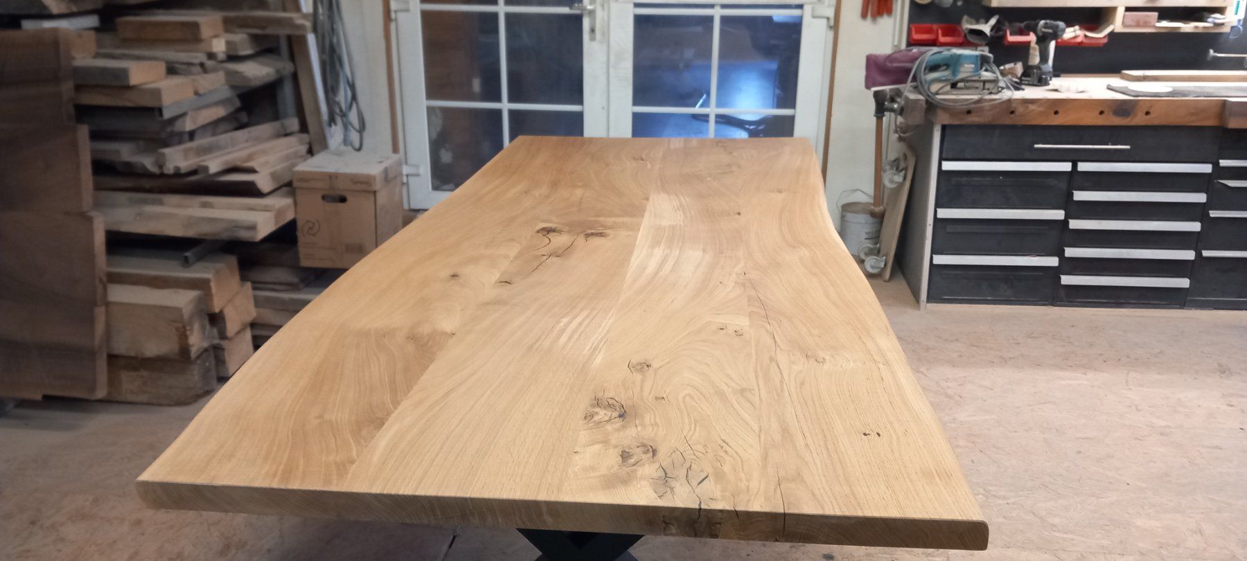 Tavoli: Schweizer Massivholztisch aus Eiche rustikal 260x110cm – Nuovo (secondo la descrizione) da Altishofen venduto da Rossi464 7
