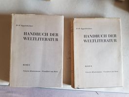 2 Bücher Handbuch der Weltliteratur I + II - 1947 / 1950