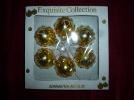 6  Weihnachtskugeln Christbaumschmuck Weihnacht Schmuck alt