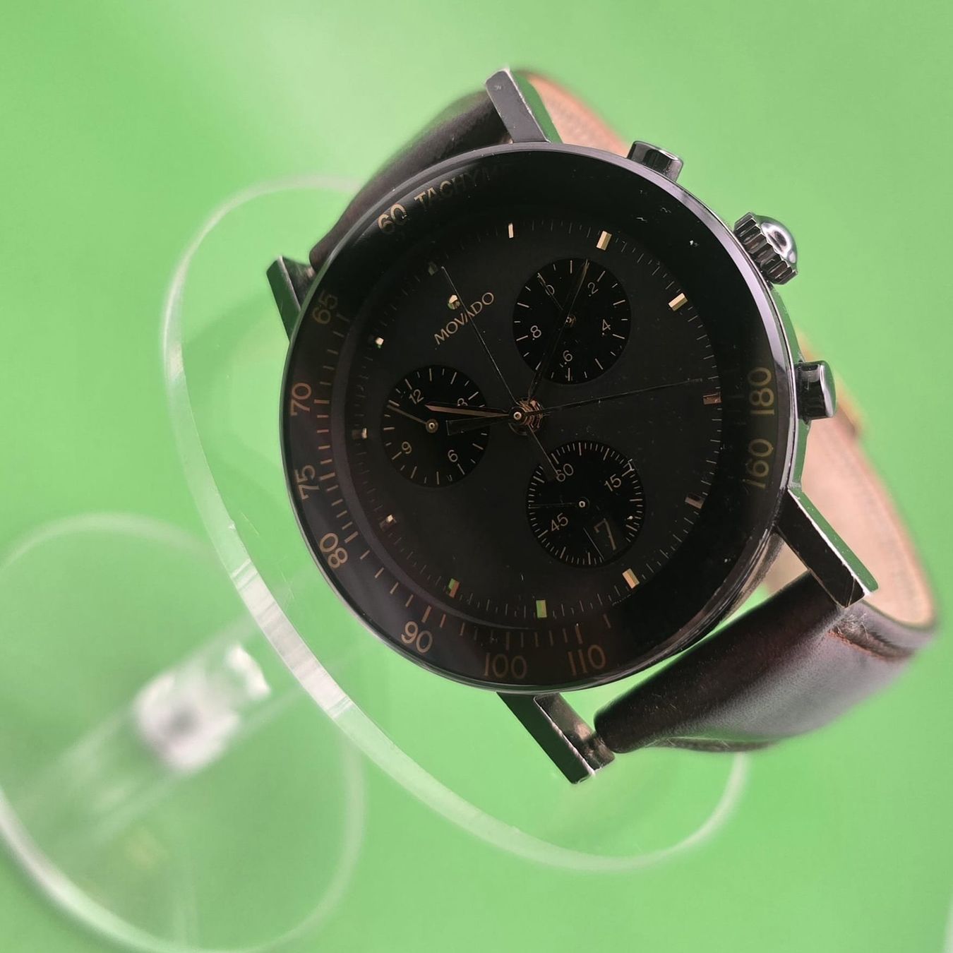 Zenith Montres: MOVADO CHRONOGRAPH MARKANTEM TACHYMETER-RING MATERIAL: EDELS – D'occasion à Neftenbach par Taschen-Uhren 2
